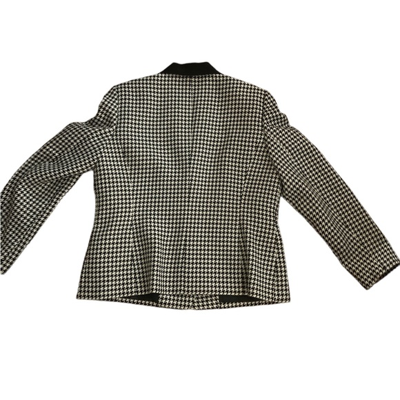 Kasper Vintage Houndstooth Blazer- Black and White-Deadstock-NWT! - Picture 3 of 7